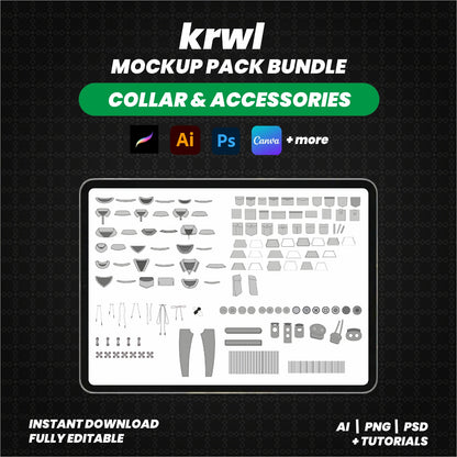 ADD ON PACK 2 - COLLAR, POCKETS & ACCESSORIES